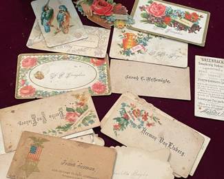 antique placecards