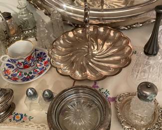 Silver plated coasters 