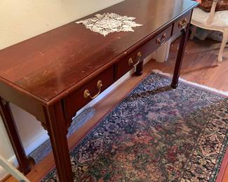 cherry wood sofa table