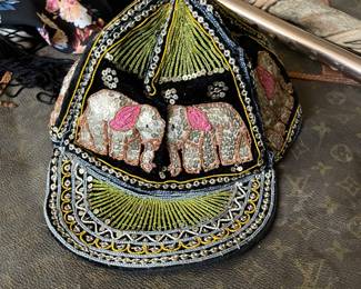 vintage Burmese Elephant cap
