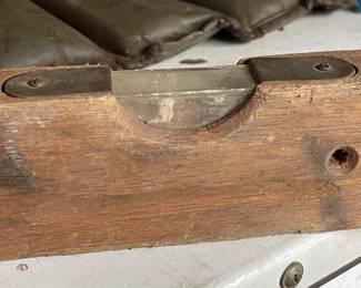 Antique wood level