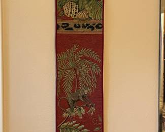 Tropical/Monkey Tapestry Wall Hanging   