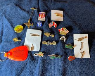 Helicopter and plane pins