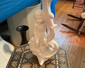 Cherub vase