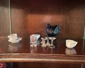 miniature cups, glasses, etc