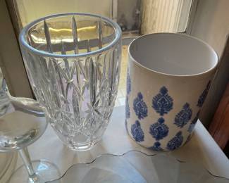 crystal vase