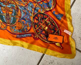 Faux Hermes Silk scarf