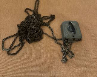 Some sort of Locking Mechanism, very Steampunk in appearance 