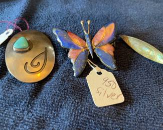 Vintage sterling jewelry 