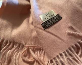 Cashmere scarf/throw.  Sky cashmere