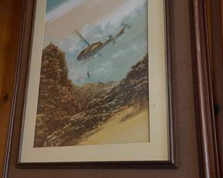 print of helicopter 
