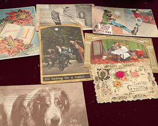 Antique greeting cards