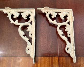 Vintage Heavy Iron Corbel Set Architectural Salvage