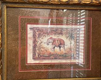elephant framed print