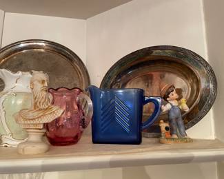 vintage hazel atlas cobalt syrup pitcher