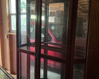 Large curio cabinet 