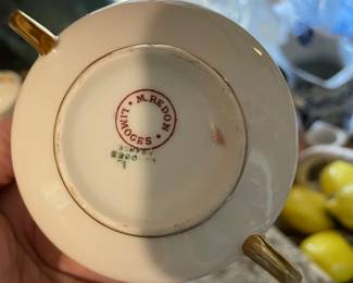 M Redon Limoges china
