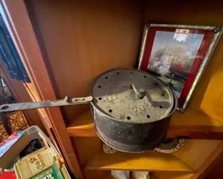 antique popcorn popper