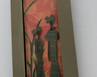 African wall hanging 