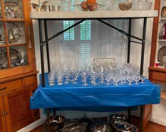 Stemware & Silver-plate 