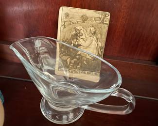 glass gravy boat