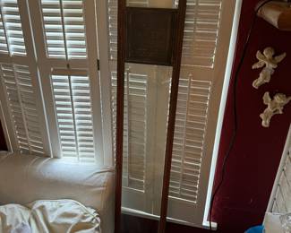 Brass & Glass U.S Mail Cutler Mailing System Mail Chute Front Frame