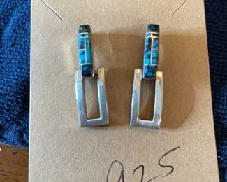 Sterling and turquoise earrings 