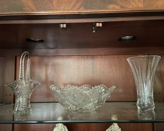 cut glass and crystal vases