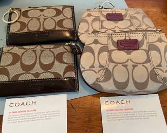 Coach coin purses