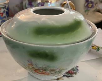 Antique hair receiver 