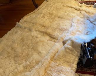 Real fur rug 5x7 size 