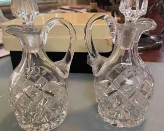 oil and vinegar decanters
