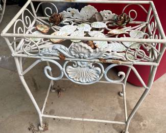 Outdoor metal table 
