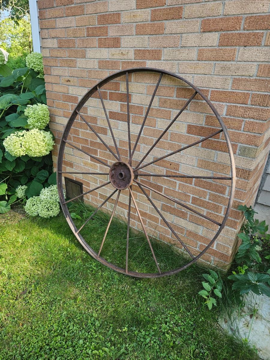 Authentic wagon wheel