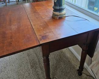 Cherry drop leaf table