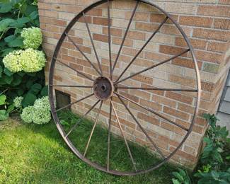 Authentic wagon wheel