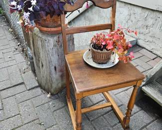 Small charming chair but rickety.