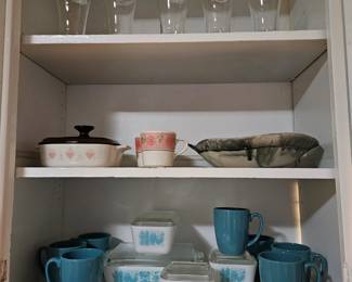 Small sample of vintage and modern and ceramics