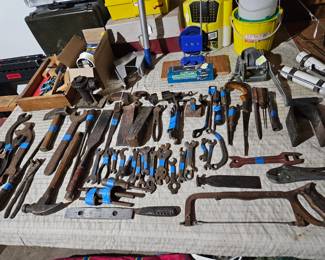 Lots of antq.  collector tools