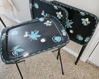 Set of 3 MCM TV trays