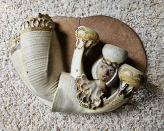 Hand made ceramic wall art