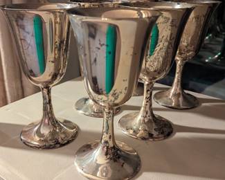 Sterling goblets