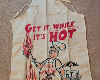 Vintage apron & hat
