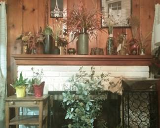 Flower arrangements vintage vases