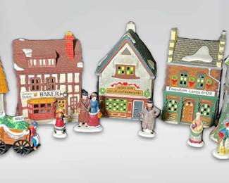 Dept 56 Heritage Village Dickens Village Shops With Boxes