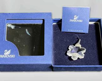 Swarovski Crystal Snowflake Christmas Pin