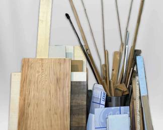 Large Scrap Wood Plexiglass Assortment 