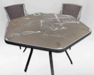 Patio Table Two Chairs