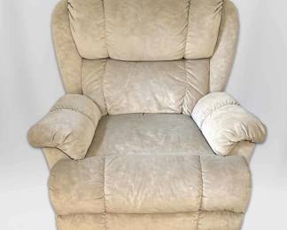 Beige Rocker Recliner Armchair 