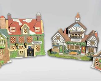 Dept 56 Heritage Village Dickens Village Golf Clubhouse  More With Boxes